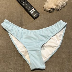 light blue victoria’s secret bikini bottoms